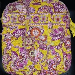 Vera Bradley Floral Backpack - Yellow and Purple